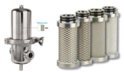 filtry sterylne do instalacji sprężonego powietrza ze stali nierdzewnej